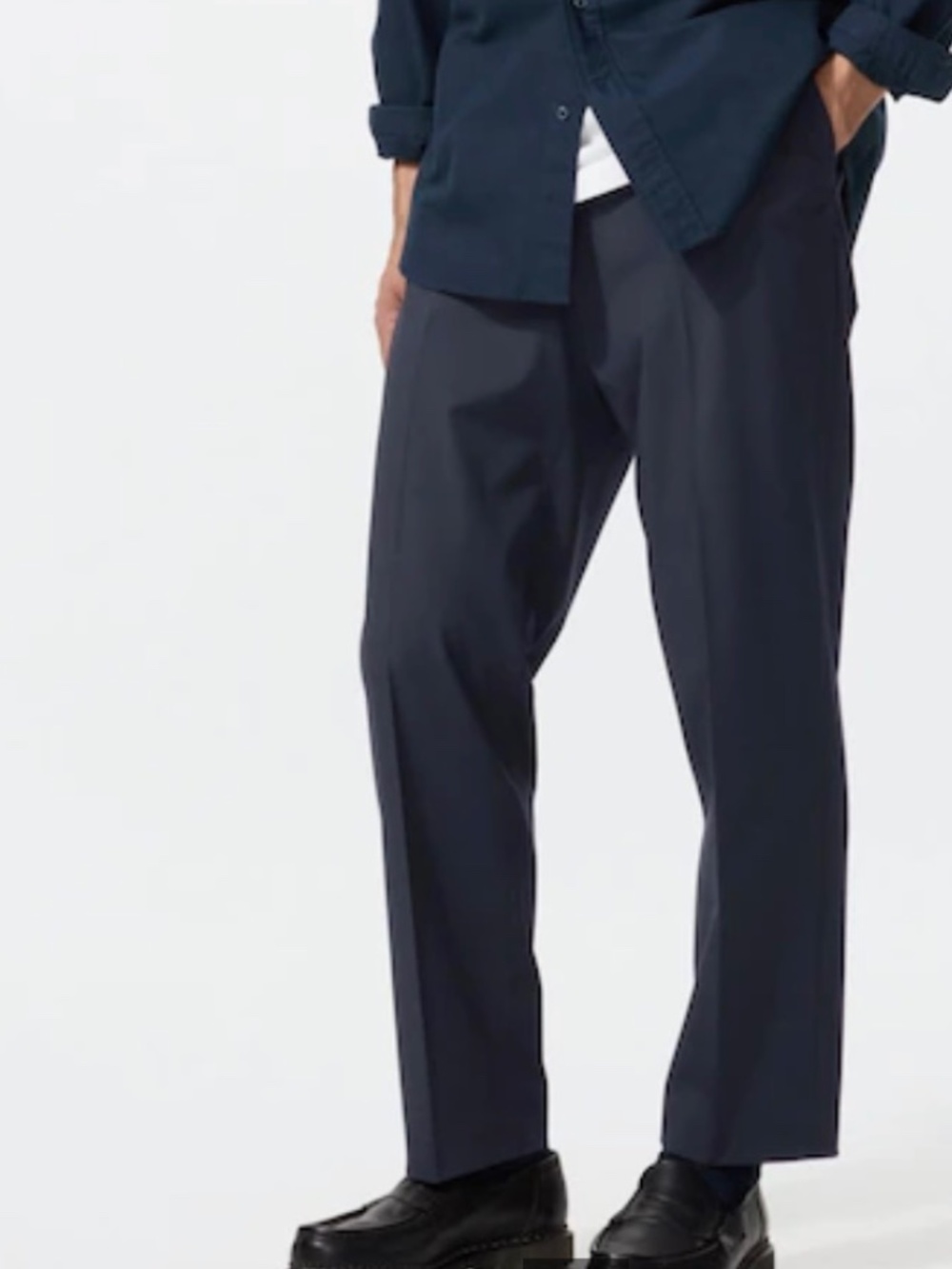 Uniqlo Smart Ankle Pants Navy